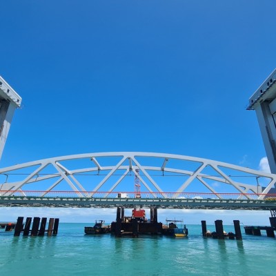 देश का पहला वर्टिकल लिफ्ट सी ब्रिज : पंबन पुल